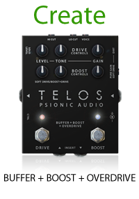 Telos Overdrive Pedal for Guitar